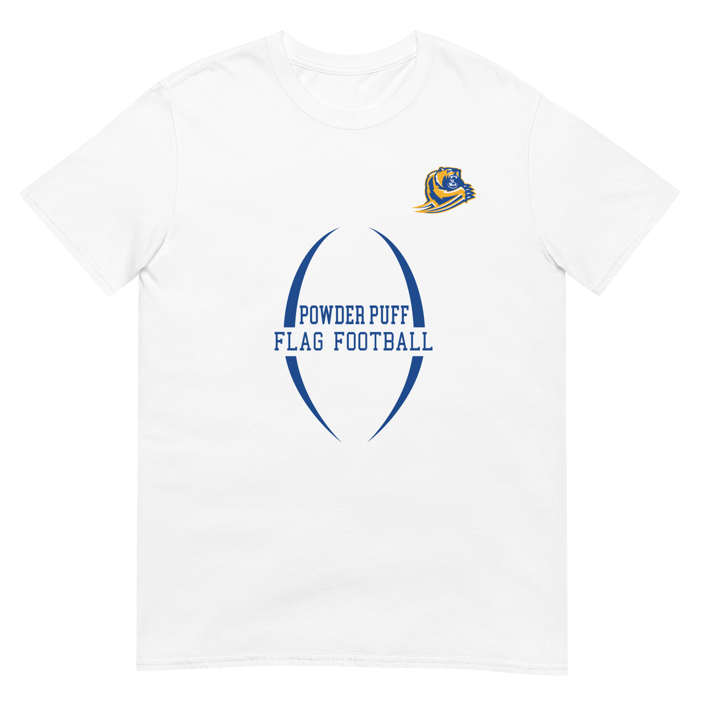Powder Puff Flag Football Short-Sleeve Unisex T-Shirt
