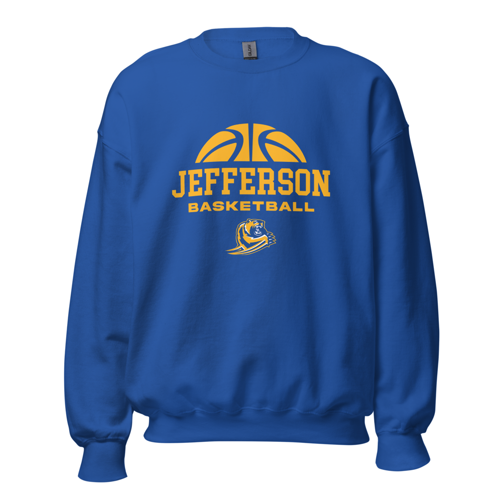 Jefferson Basketball Unisex Crew Neck Sweatshirt