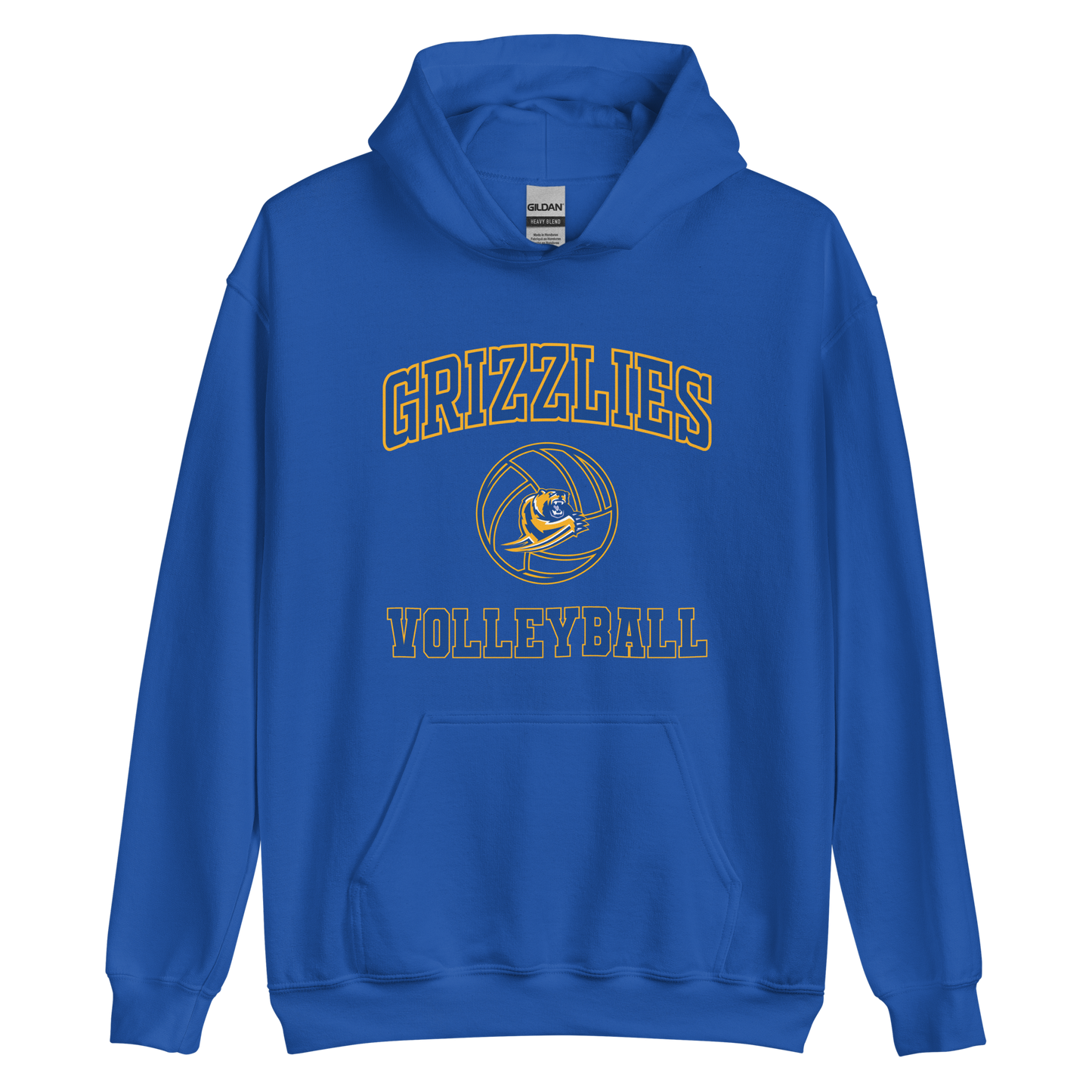 Grizzlies Volleyball Unisex Hoodie