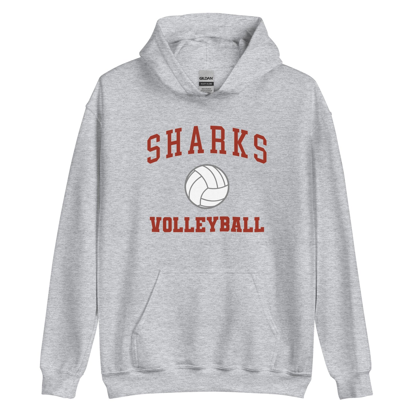 Sharks Volleyball Unisex Hoodie