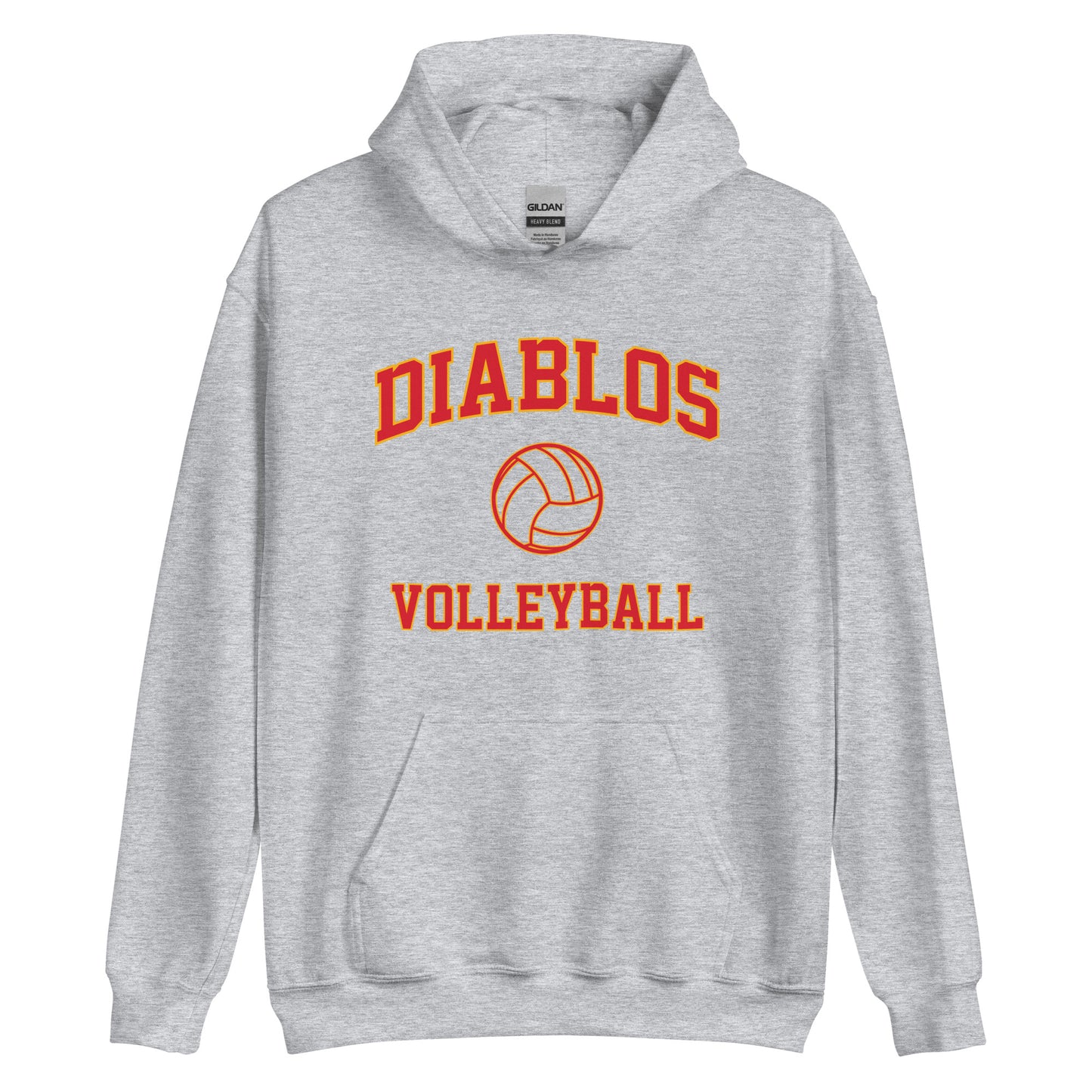 Diablos Volleyball Unisex Hoodie