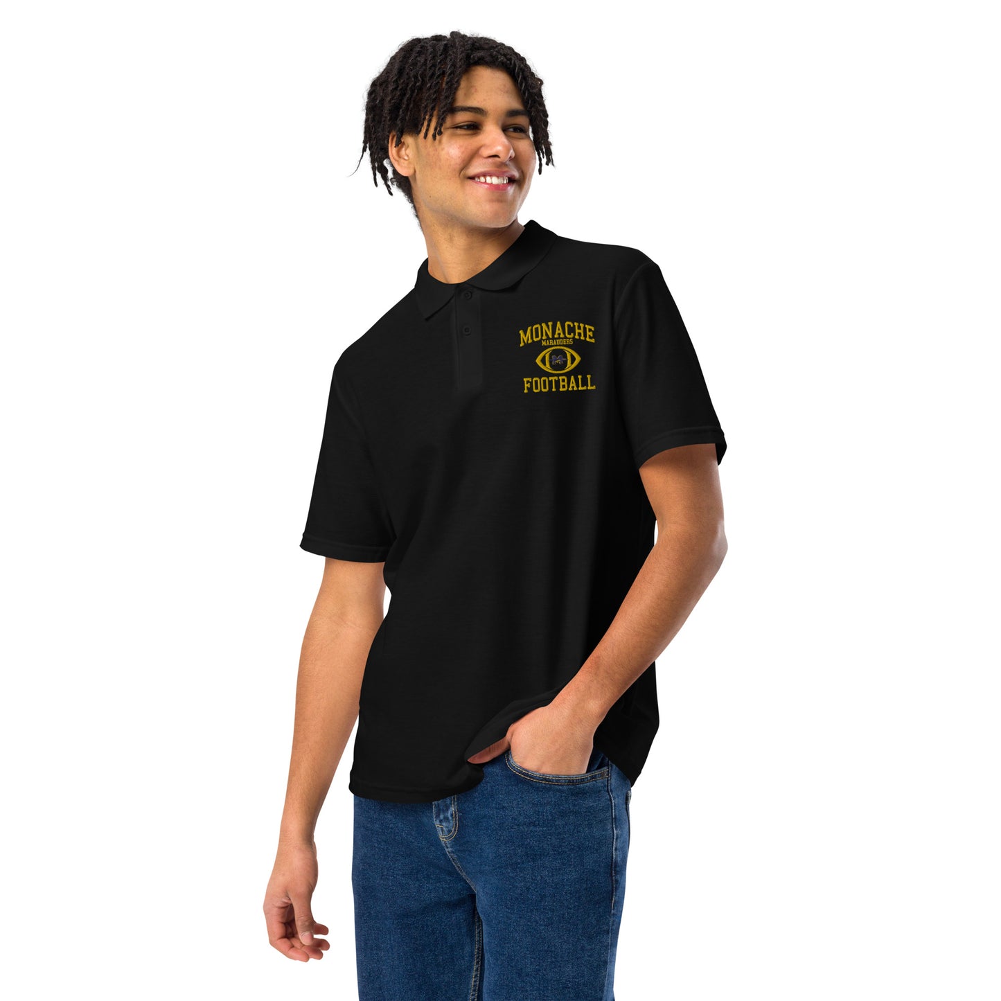 Unisex pique polo shirt Football