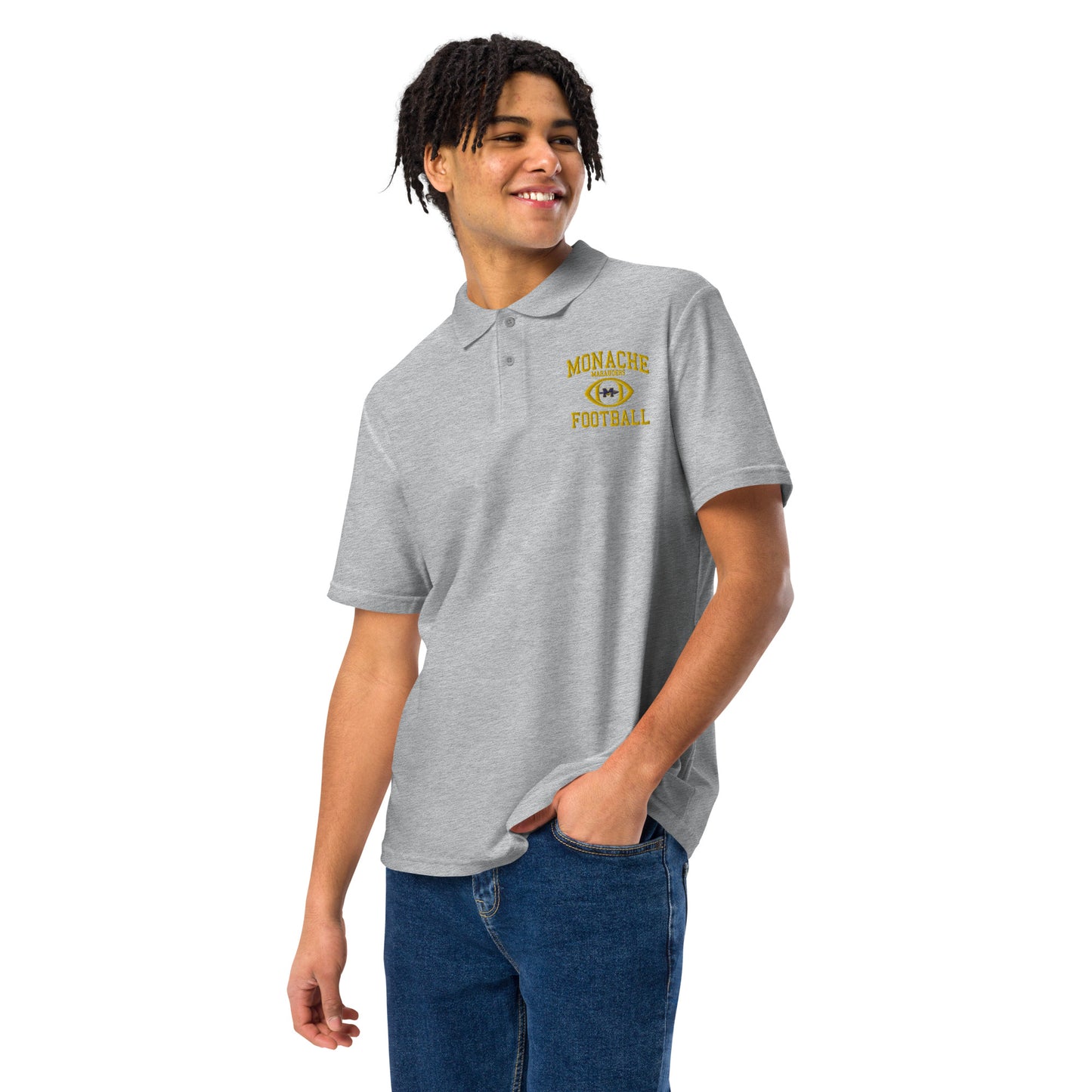 Unisex pique polo shirt Football