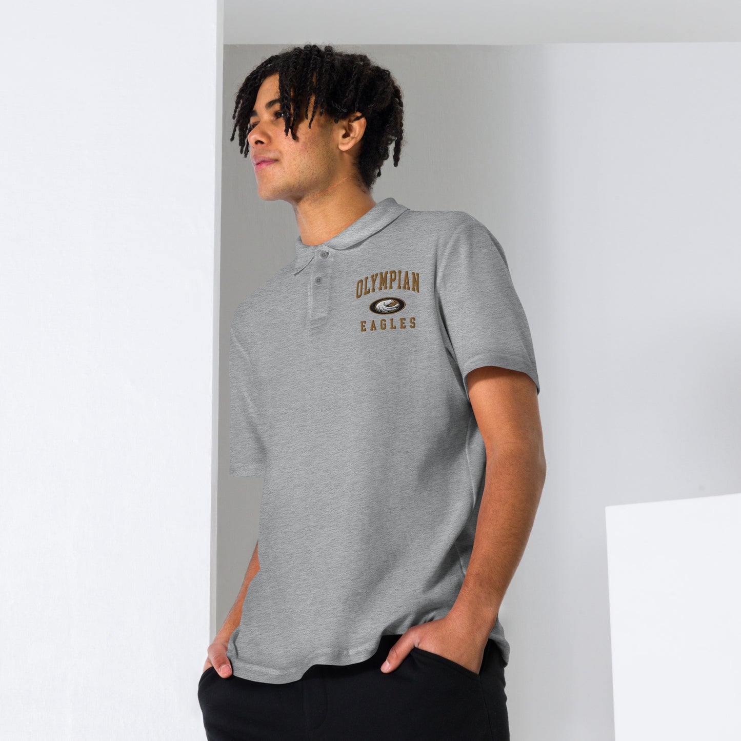 Olympian Eagles Unisex pique polo shirt