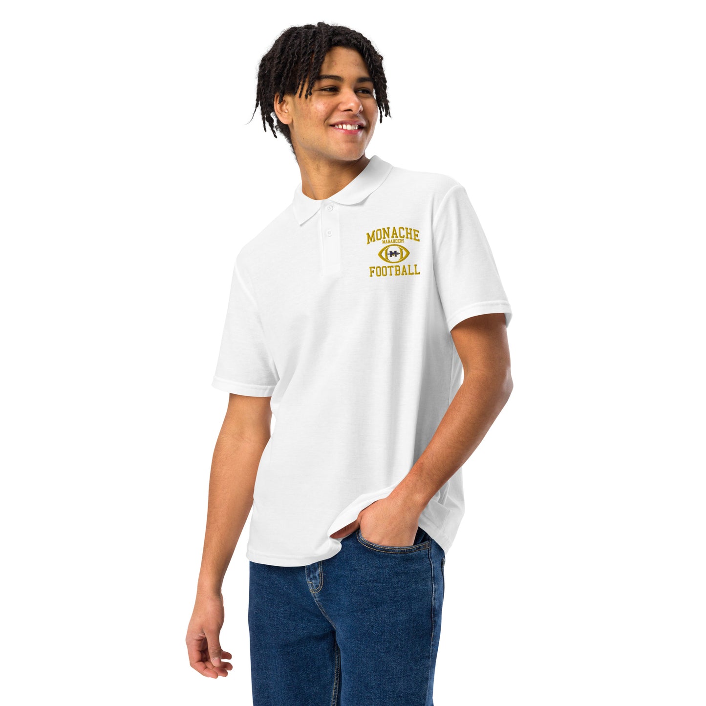 Unisex pique polo shirt Football