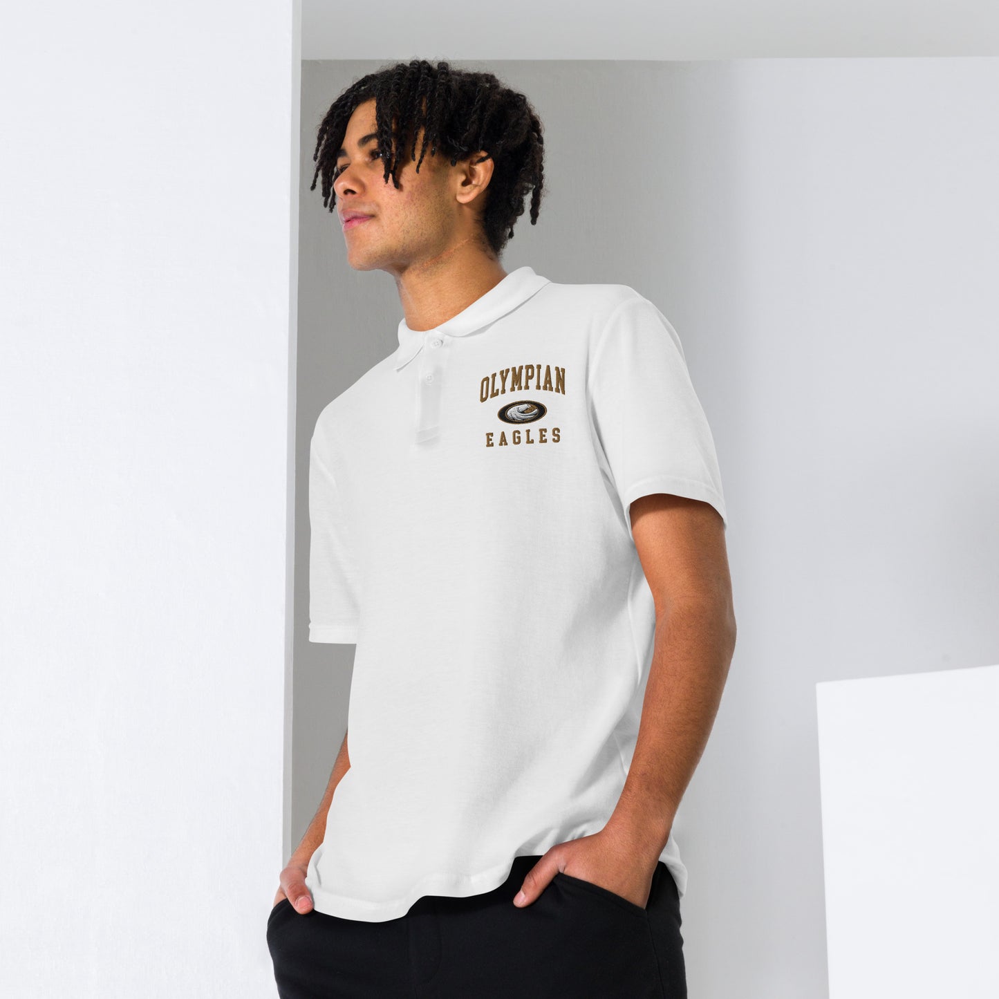 Olympian Eagles Unisex pique polo shirt