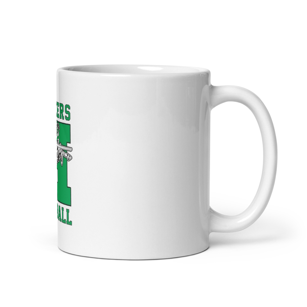 Lancers Softball White Glossy Mug