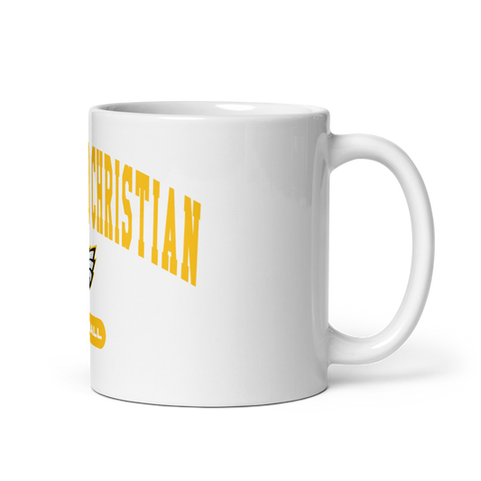 Bakersfield Christian Football White Glossy Mug