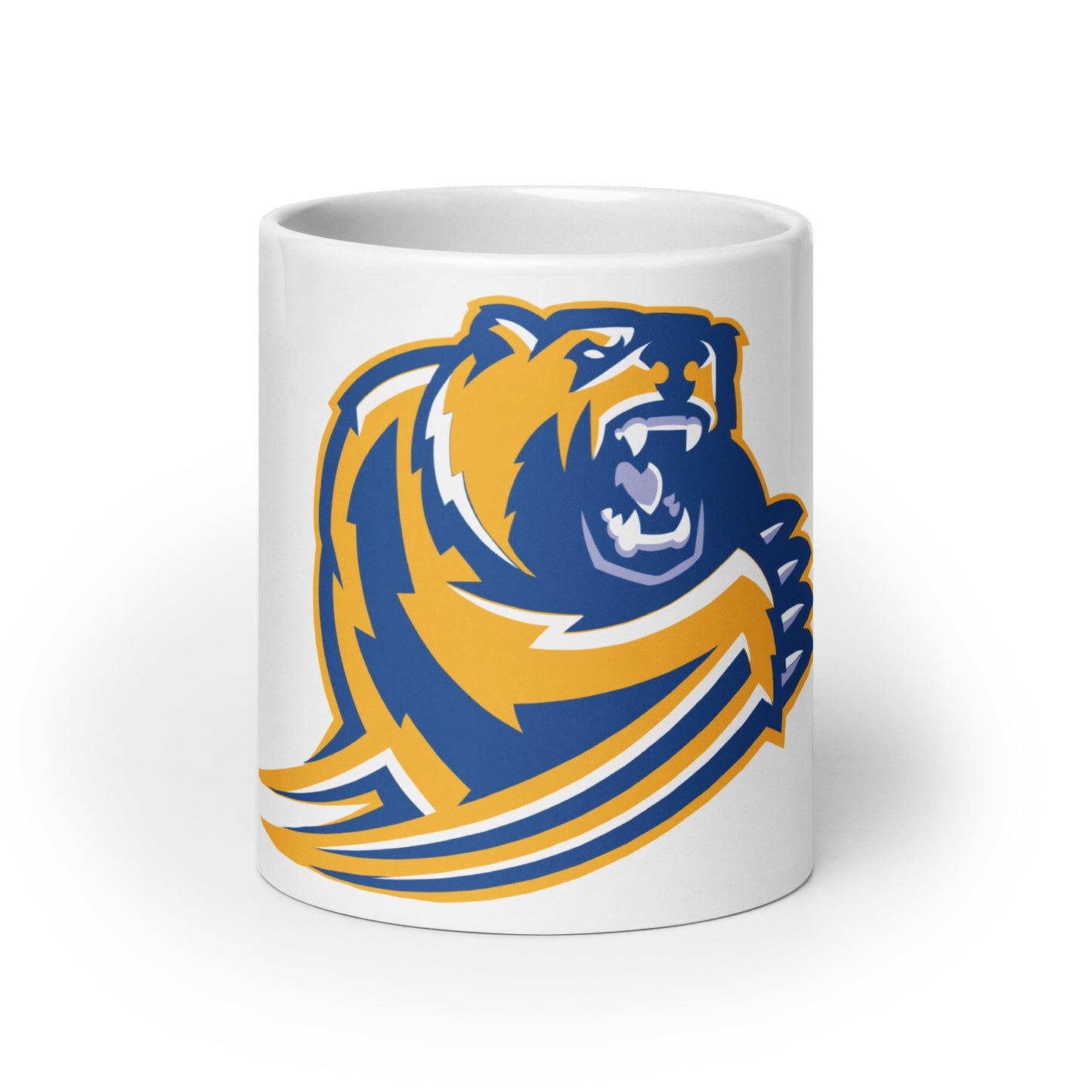 Jefferson Football White glossy mug