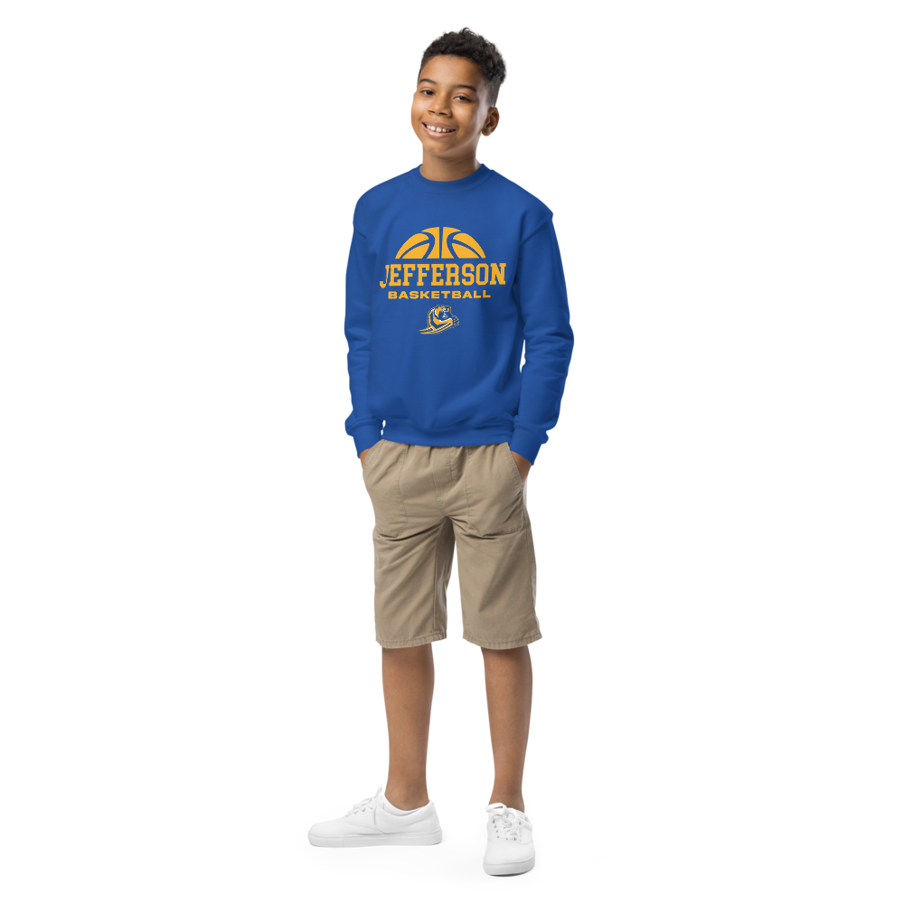 Jefferson Basketball Youth Crew Neck Sweatshirt