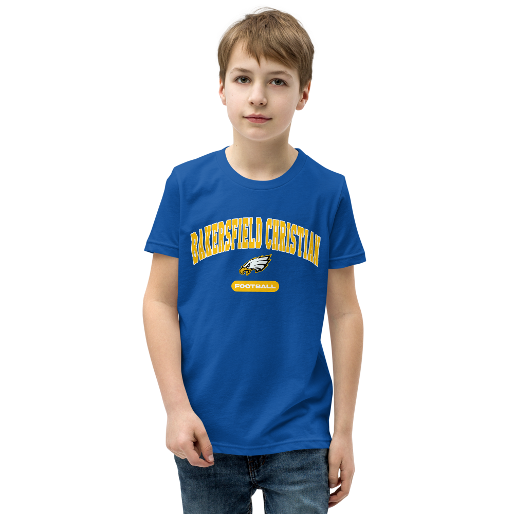 Bakersfield Christian Football Youth Staple Tee