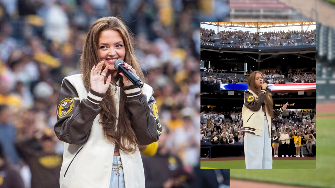 San Diego Padres Playoff Push: Olivia King's National Anthem Jacket