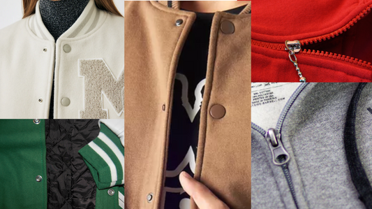 Varsity Jacket Fastening 101 - All the Closure You Need!