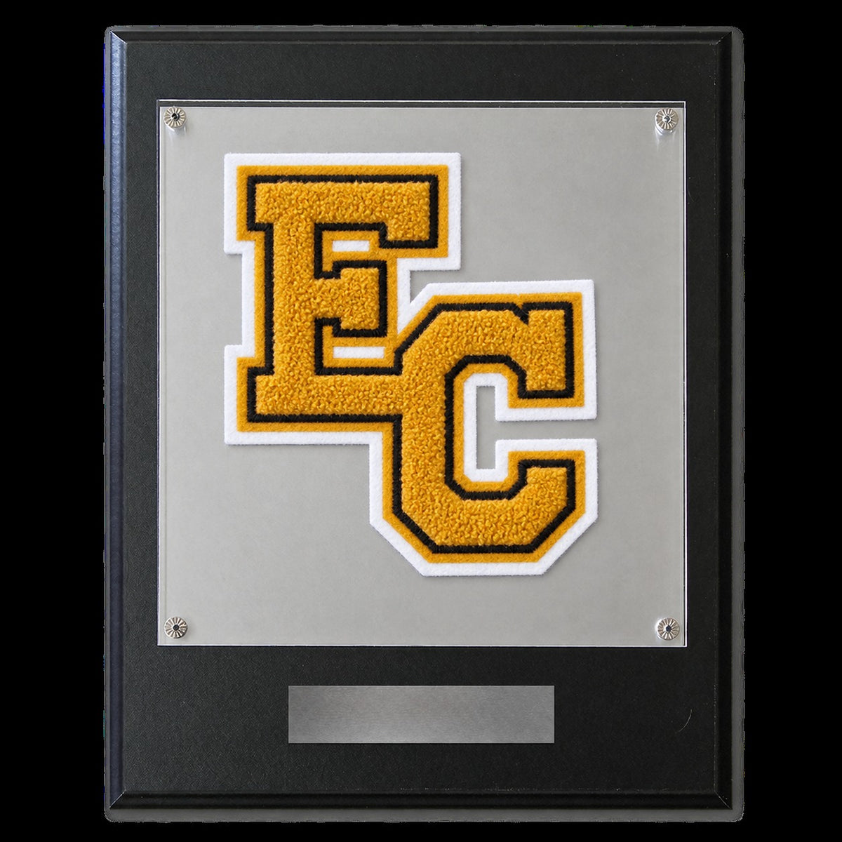 Killeen ECHS (TX) chenille letter plaque