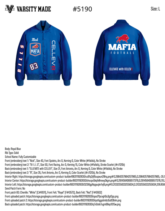 Custom Cellev8 Jackets