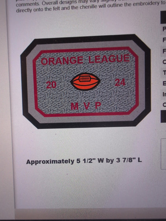 MVP Patch Basketball & Football 3 total
