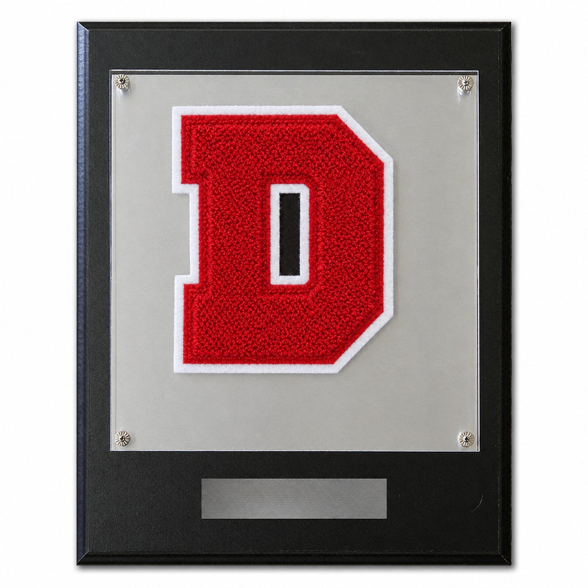 Diamond Hill High School (TX) chenille letter plaque