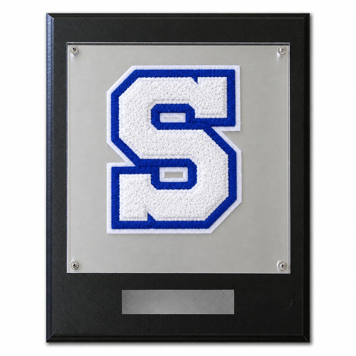 Southwest High School (TX) chenille letter plaque