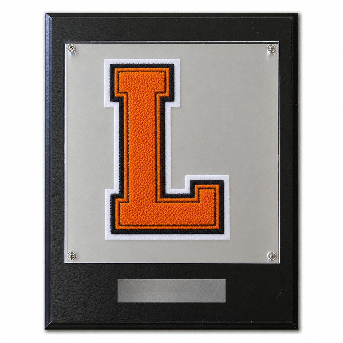 Lancaster High School (TX) chenille letter plaque