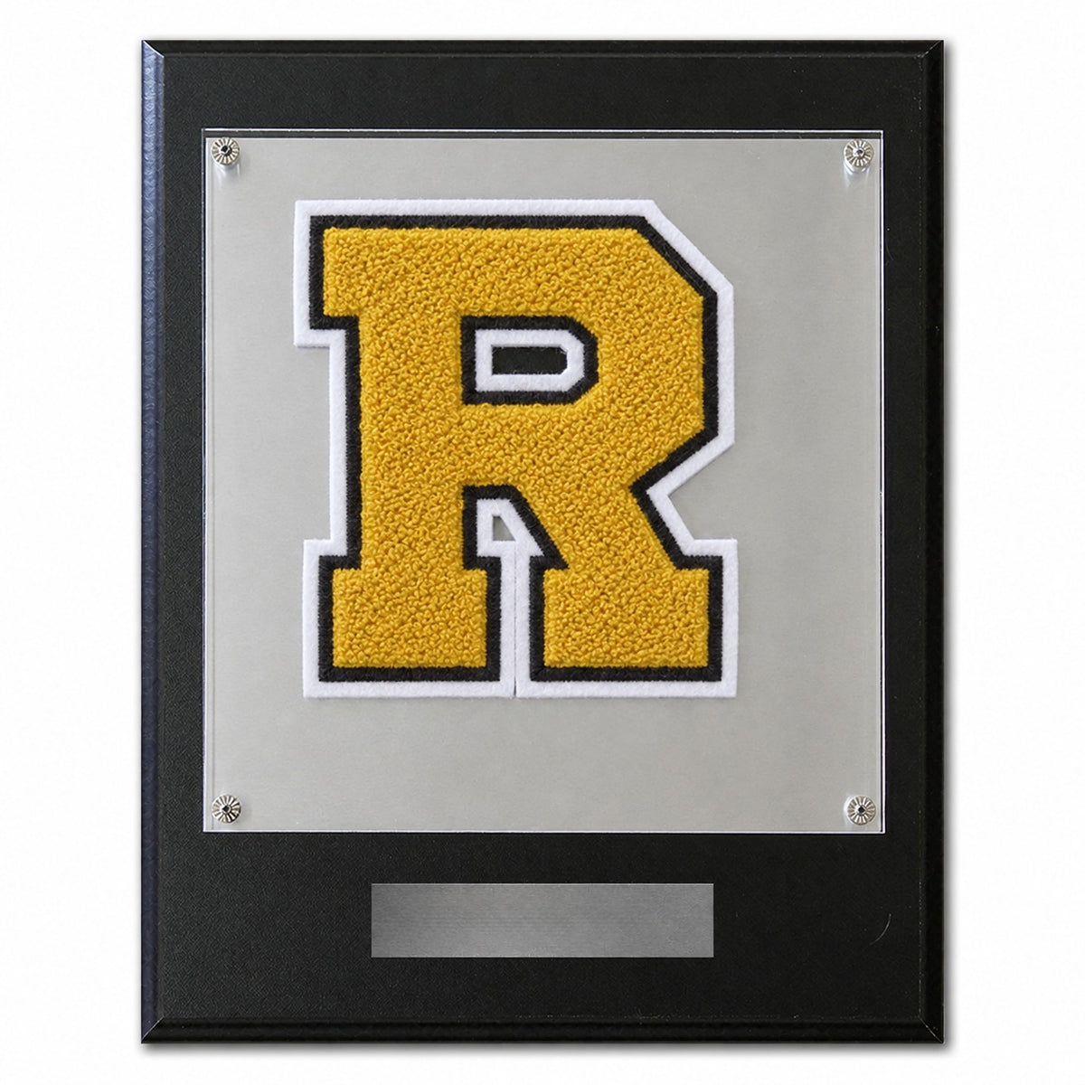 Rogers High School (TX) chenille letter plaque