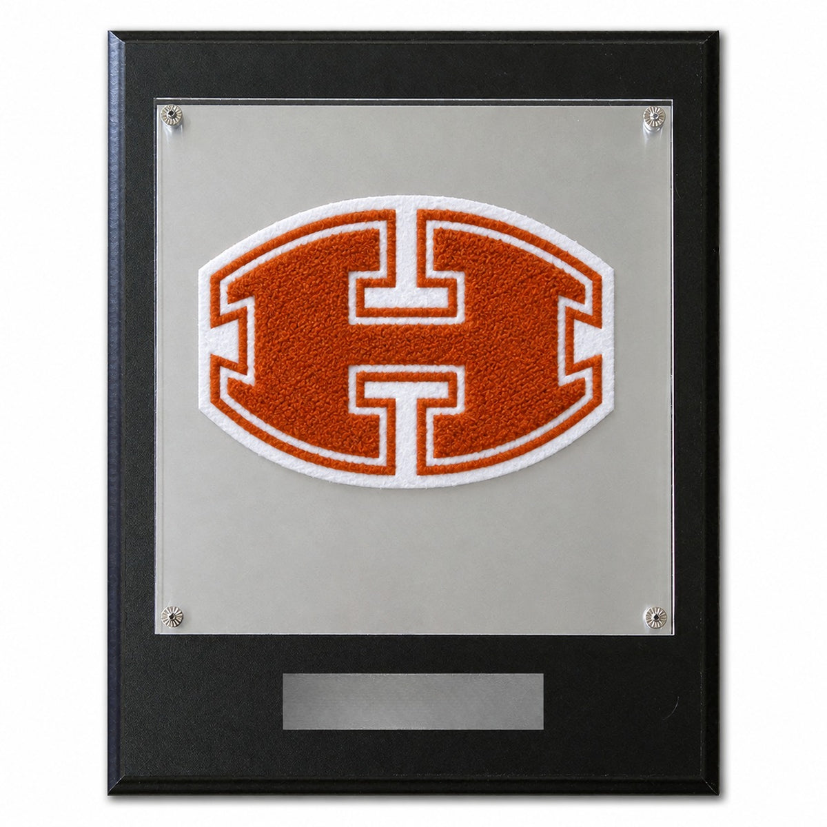 Hutto High School (TX) chenille letter plaque