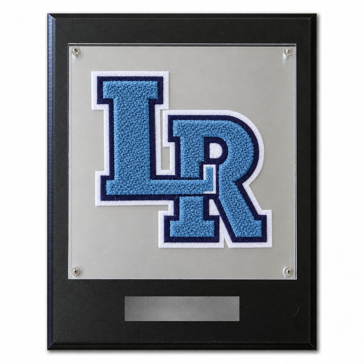 Legacy Ranch High School (TX) chenille letter plaque