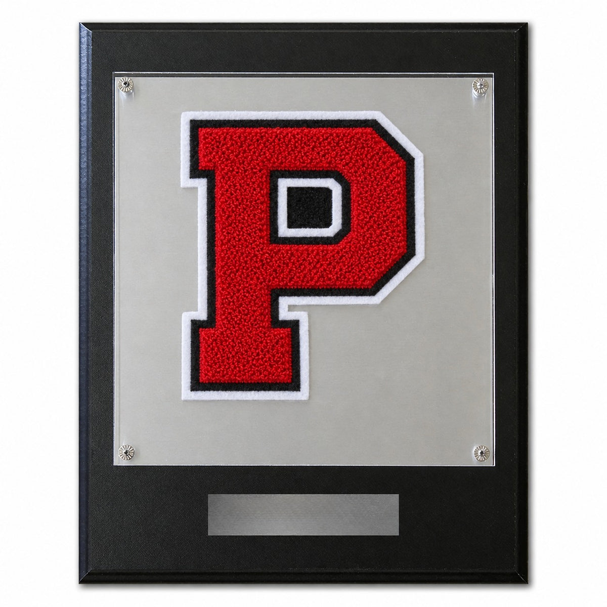Pantego Christian Academy (TX) chenille letter plaque