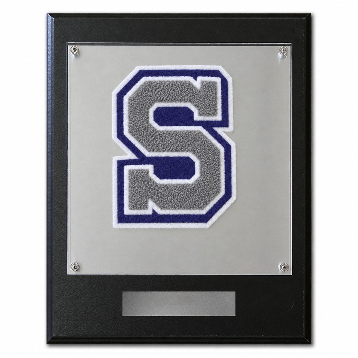 Shoemaker High School (TX) chenille letter plaque