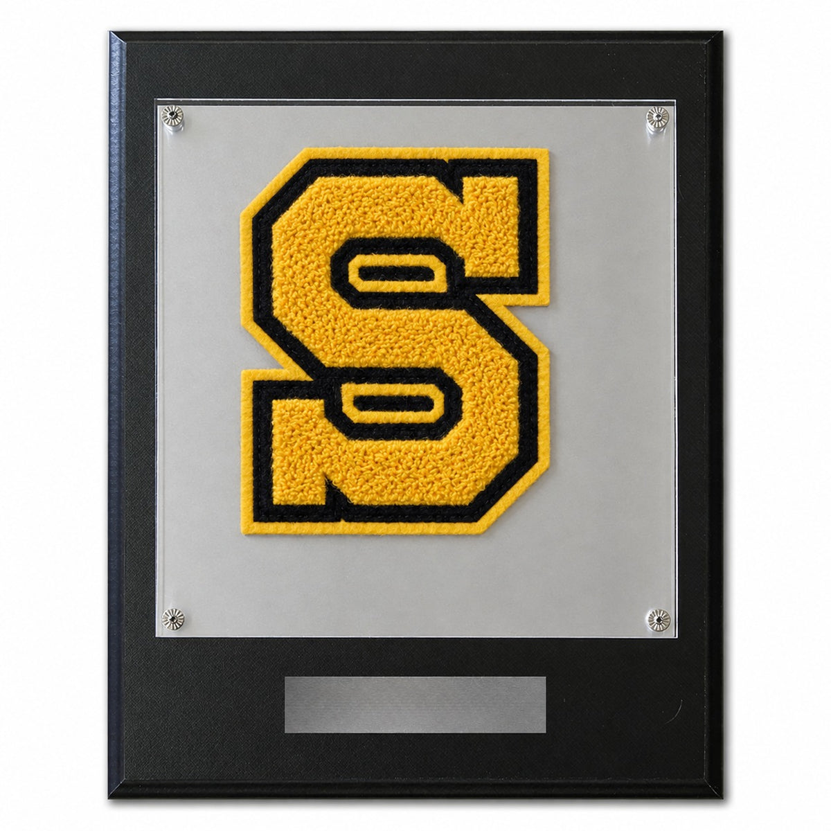 Sealy High School (TX) chenille letter plaque