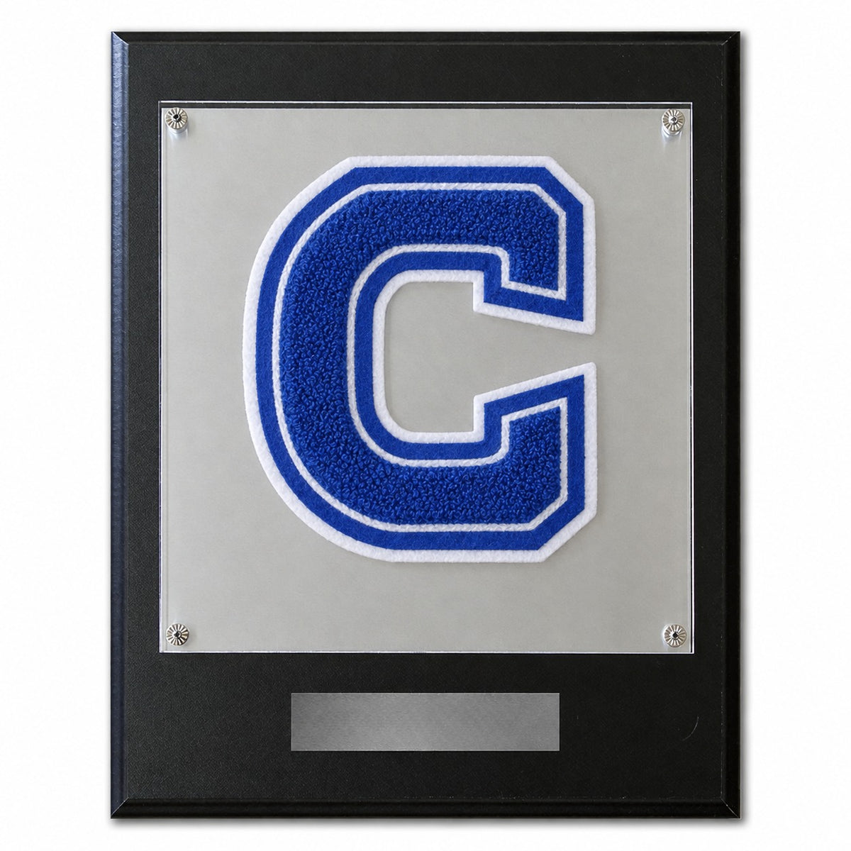 Centennial High School (TX) chenille letter plaque
