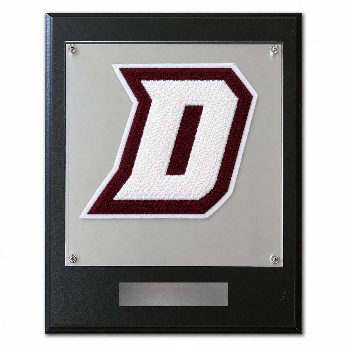 Davenport (TX) High School chenille letter plaque