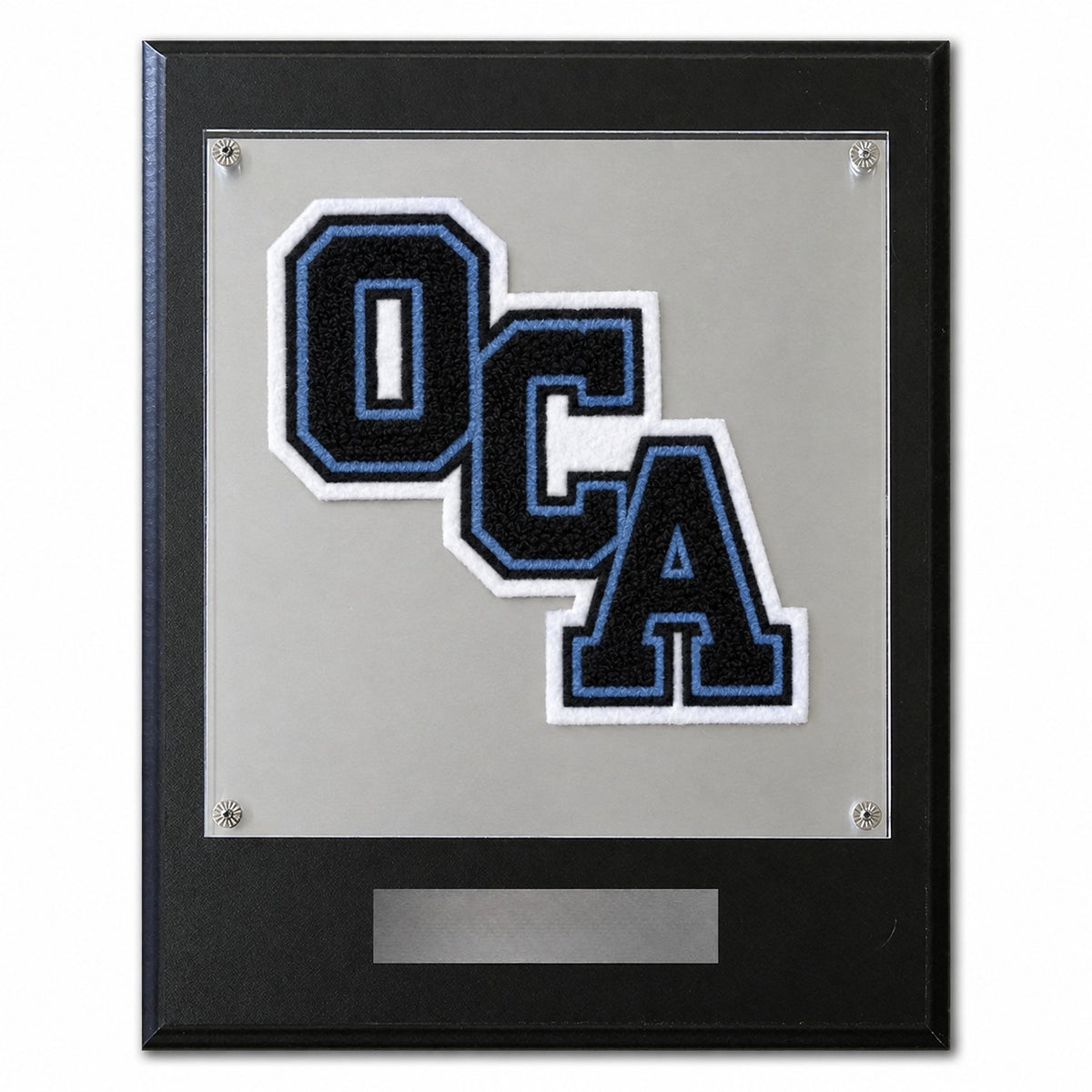 Odessa Collegiate Academy (TX) chenille letter plaque
