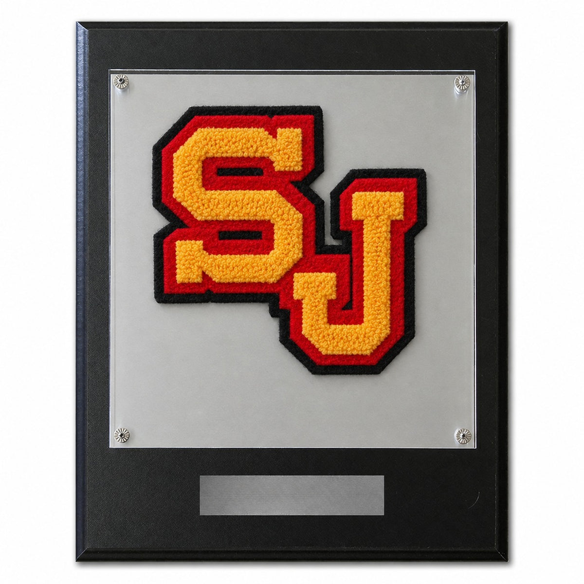 St. John XXIII College Preparatory (TX) chenille letter plaque