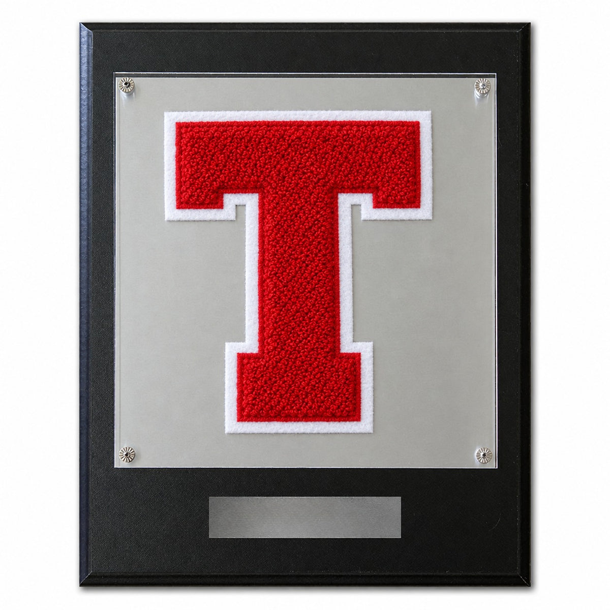 St. Thomas High School (TX) chenille letter plaque