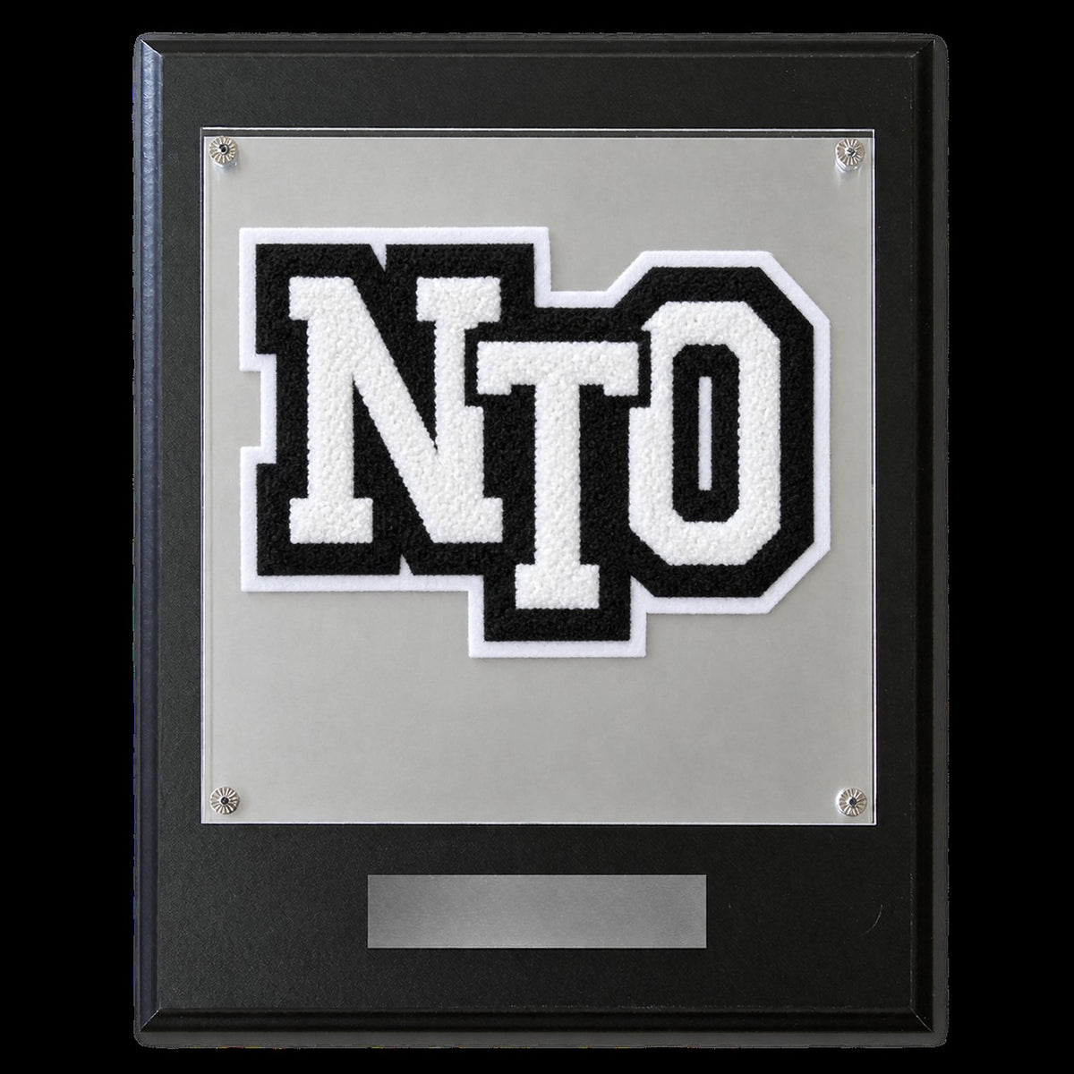 New Tech Odessa High School (TX) chenille letter plaque
