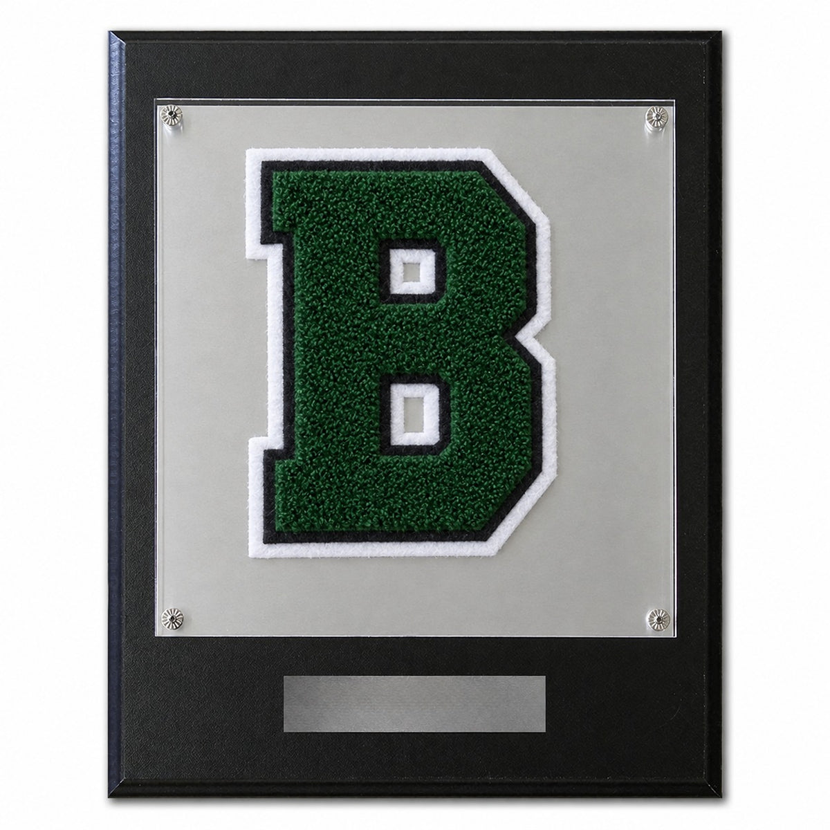 Berkner High School (TX) chenille letter plaque