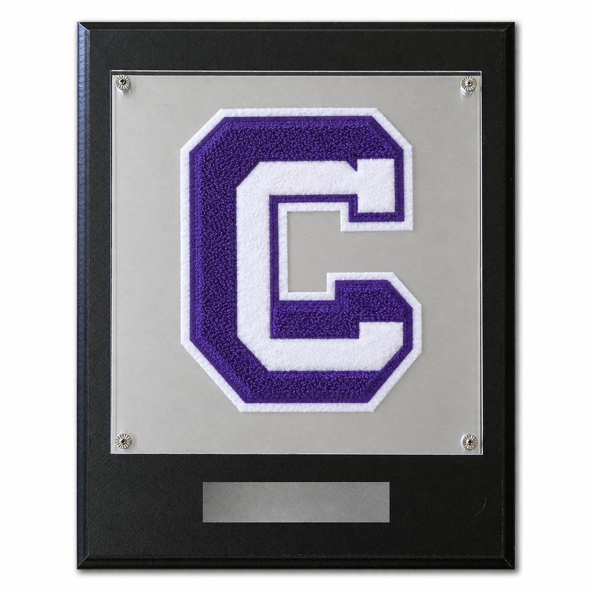 Crowley (TX) High School chenille letter plaque