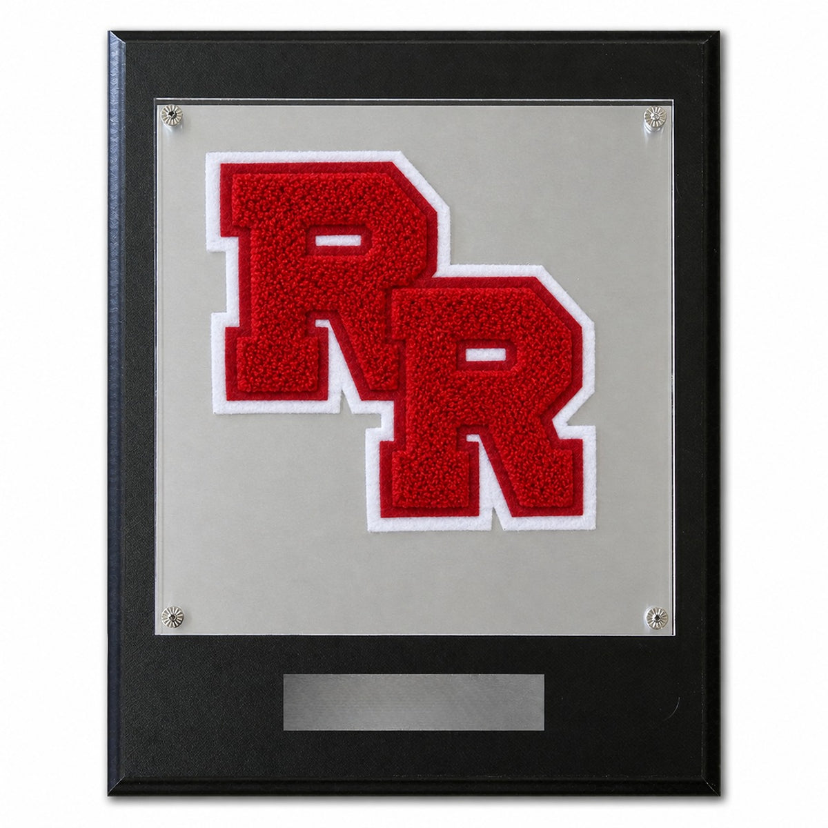 Round Rock Christian Academy (TX) chenille letter plaque