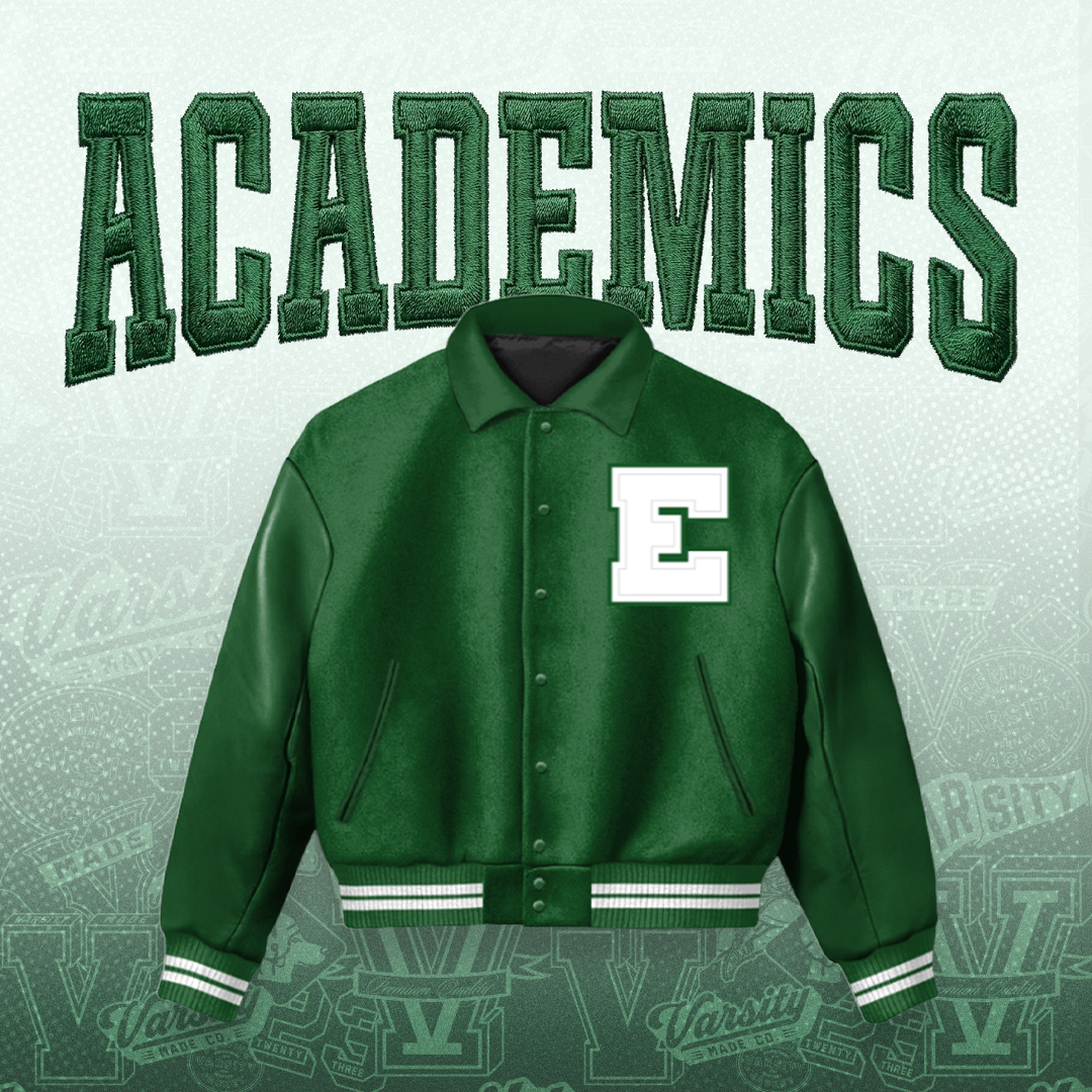 Ellison (TX) High School Academics Varsity Jacket