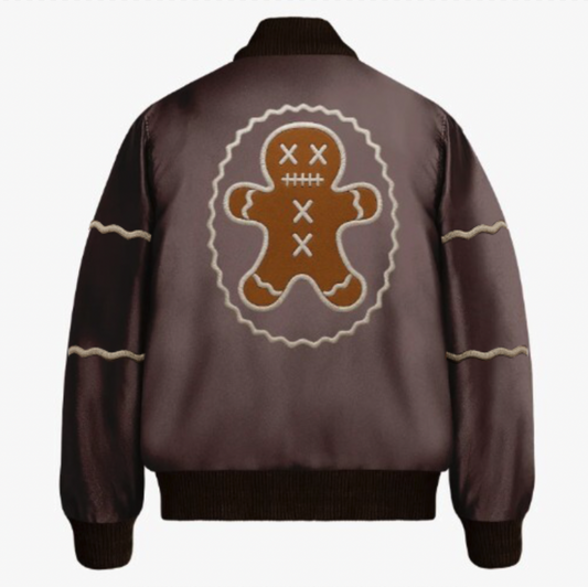 Custom Gingerbread Bomber Jacket