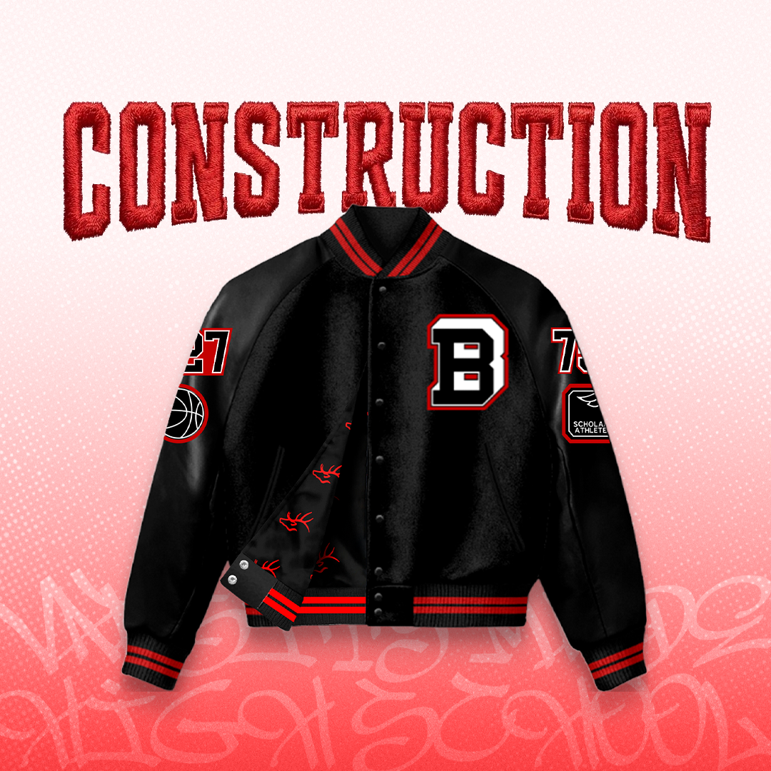 Burleson (TX) High School Construction Varsity Jacket