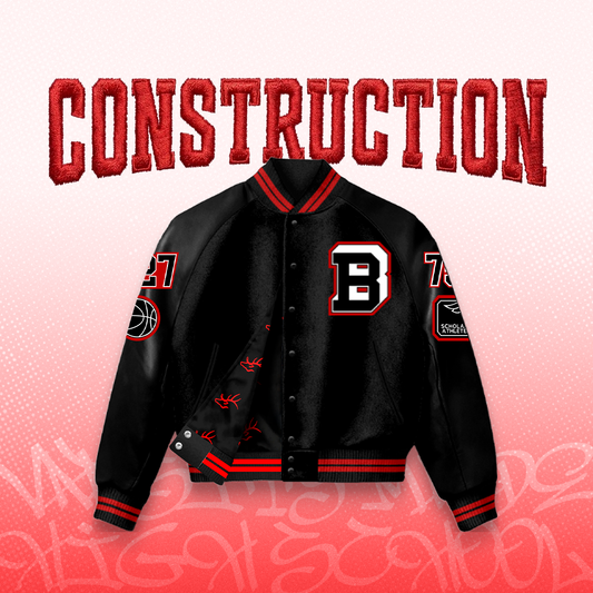 Burleson (TX) High School Construction Varsity Jacket
