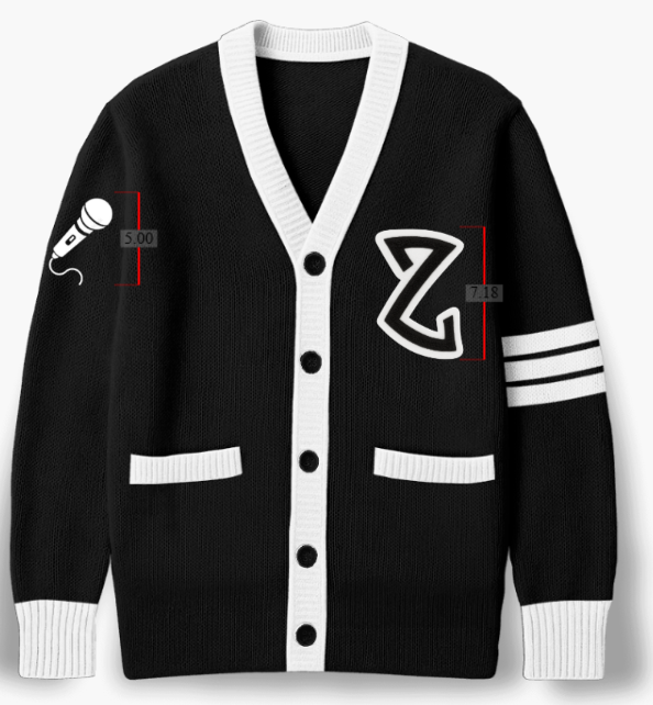 Zoom Letter Sweater