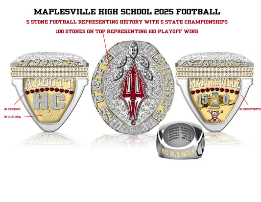 Maplesville Football - Ring Contribution 25'