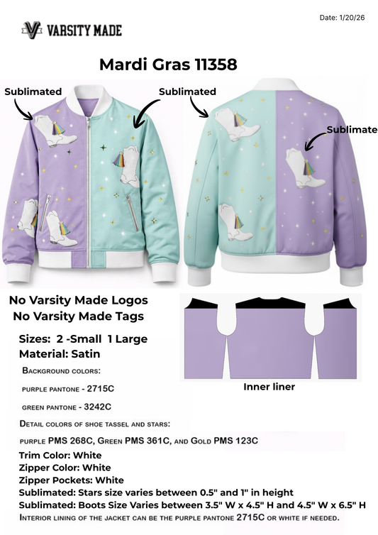 Mardi Gras Sample Jacket