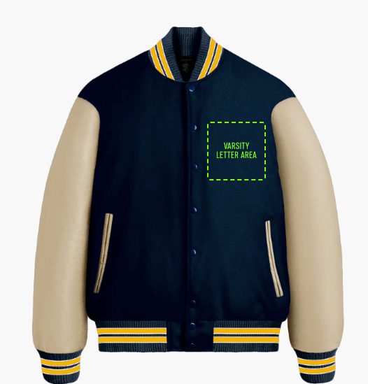 Milpitas High School BLANK VARSITY JACKET