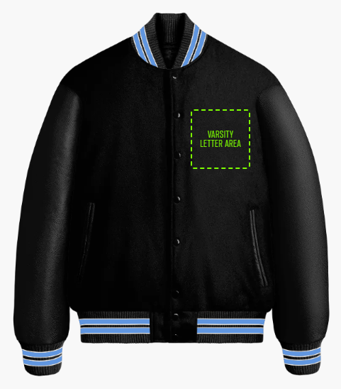 ウェア Bristol Varsity Jacket 24AW Varsity Baseball Jacket - Navy