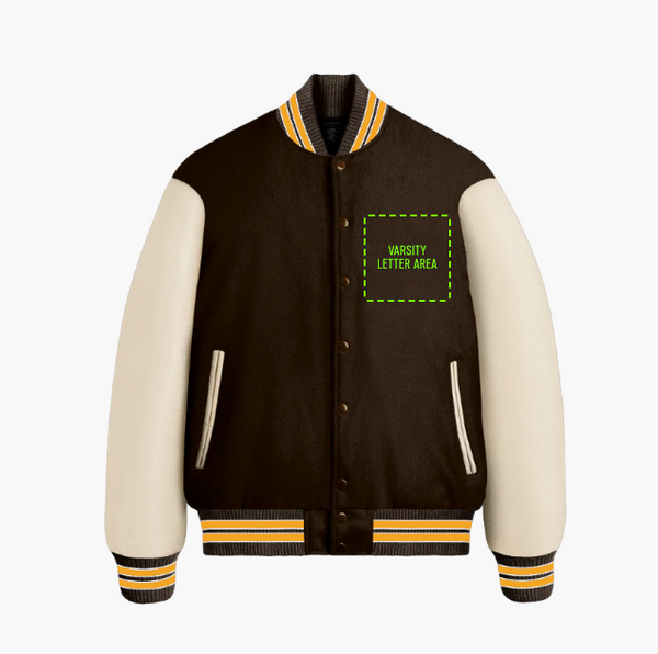 Varsity Made Yuba City High School CA Letterman Jacket
