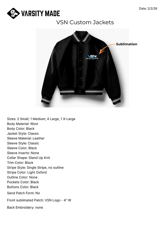 VSN Custom Jackets