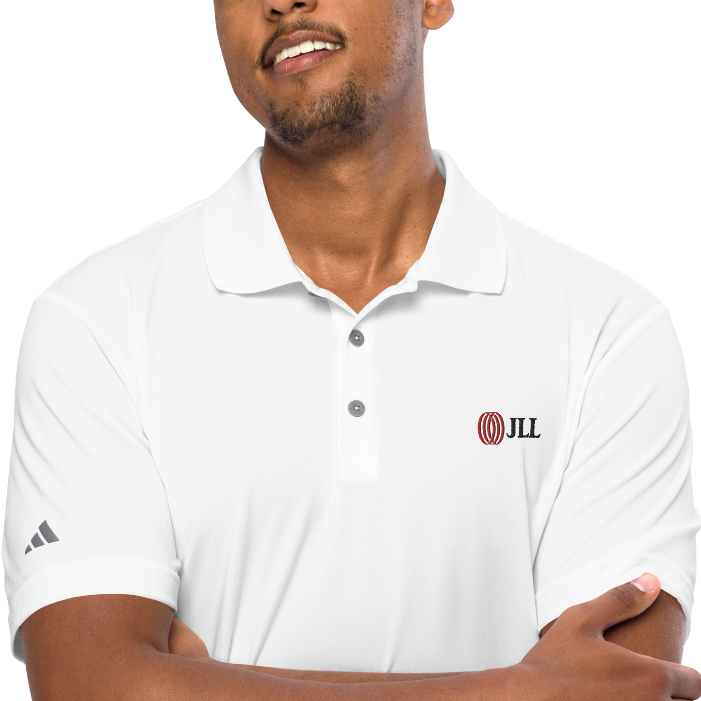 JLL adidas performance polo shirt